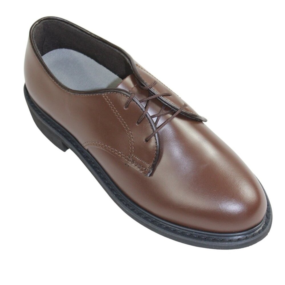 Capps Made USA Brown Leather Low Quarter Lace Up Oxfords Size 8.5 - Picture 3 of 9